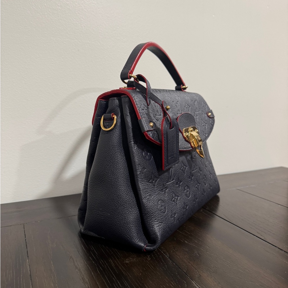 Louis Vuitton Blue and Red Satchel - Picture 2 of 16